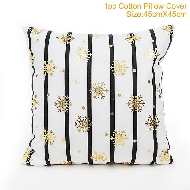 45x45cm Cotton cushion for Christmas the best Decor for Home in the New Year 2020