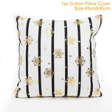 45x45cm Cotton cushion for Christmas the best Decor for Home in the New Year 2020