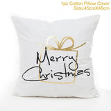 45x45cm Cotton cushion for Christmas the best Decor for Home in the New Year 2020