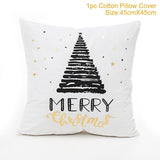 45x45cm Cotton cushion for Christmas the best Decor for Home in the New Year 2020