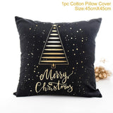 45x45cm Cotton cushion for Christmas the best Decor for Home in the New Year 2020