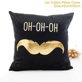 45x45cm Cotton cushion for Christmas the best Decor for Home in the New Year 2020