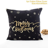 45x45cm Cotton cushion for Christmas the best Decor for Home in the New Year 2020