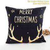45x45cm Cotton cushion for Christmas the best Decor for Home in the New Year 2020