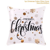 45x45cm Cotton cushion for Christmas the best Decor for Home in the New Year 2020