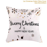 45x45cm Cotton cushion for Christmas the best Decor for Home in the New Year 2020