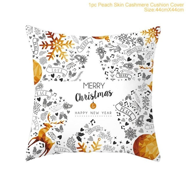 45x45cm Cotton cushion for Christmas the best Decor for Home in the New Year 2020