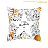 45x45cm Cotton cushion for Christmas the best Decor for Home in the New Year 2020