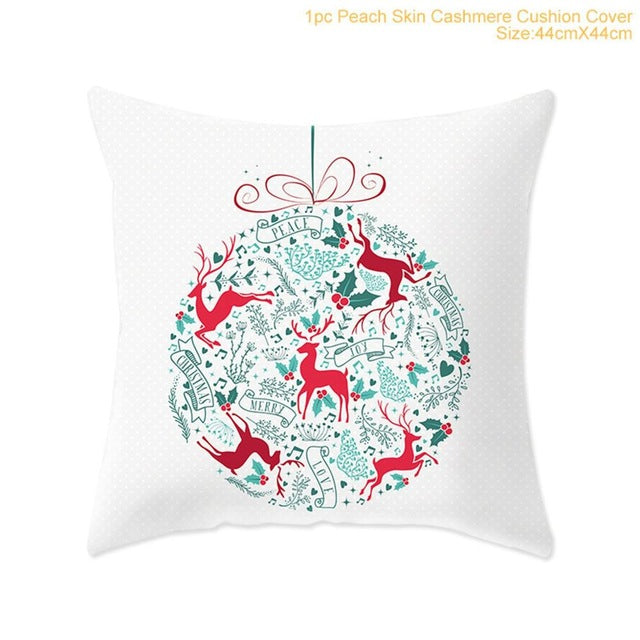 45x45cm Cotton cushion for Christmas the best Decor for Home in the New Year 2020