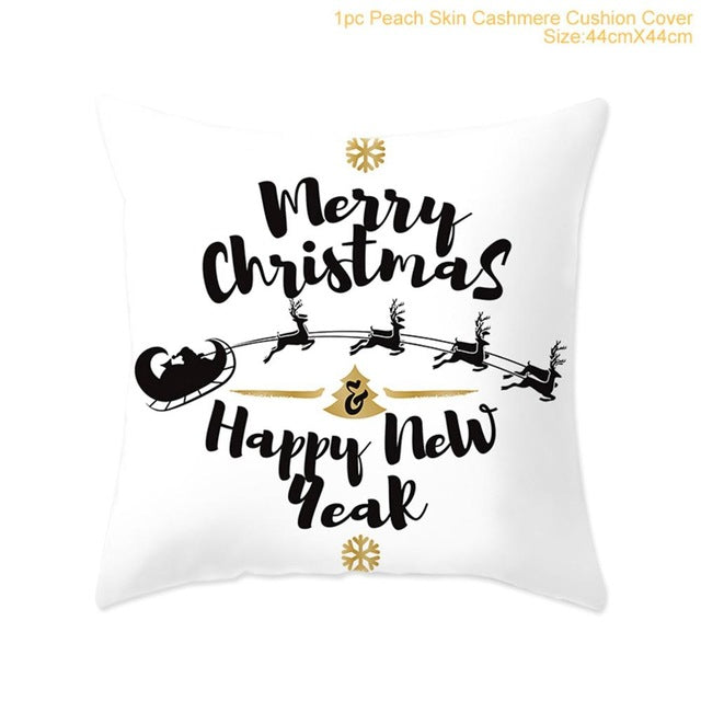 45x45cm Cotton cushion for Christmas the best Decor for Home in the New Year 2020