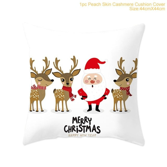 45x45cm Cotton cushion for Christmas the best Decor for Home in the New Year 2020