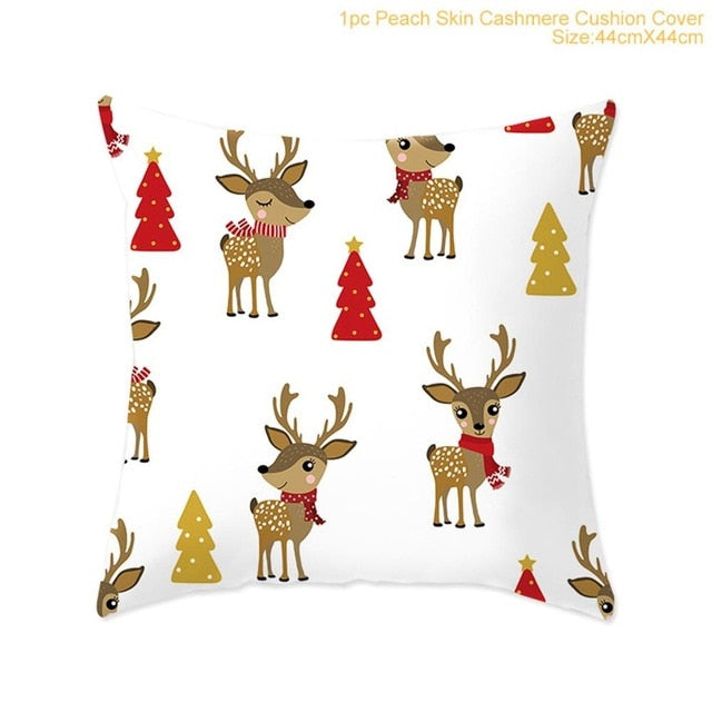 45x45cm Cotton cushion for Christmas the best Decor for Home in the New Year 2020