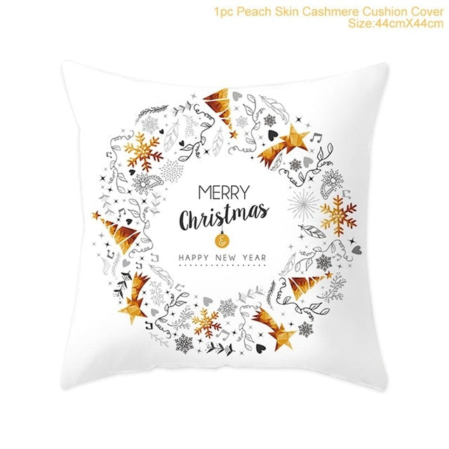 45x45cm Cotton cushion for Christmas the best Decor for Home in the New Year 2020