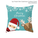45x45cm Cotton cushion for Christmas the best Decor for Home in the New Year 2020