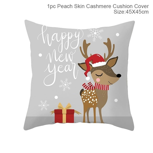 45x45cm Cotton cushion for Christmas the best Decor for Home in the New Year 2020