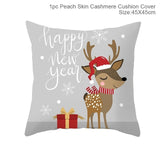 45x45cm Cotton cushion for Christmas the best Decor for Home in the New Year 2020