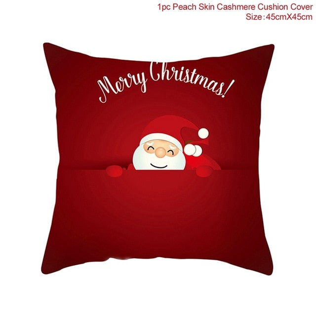 45x45cm Cotton cushion for Christmas the best Decor for Home in the New Year 2020