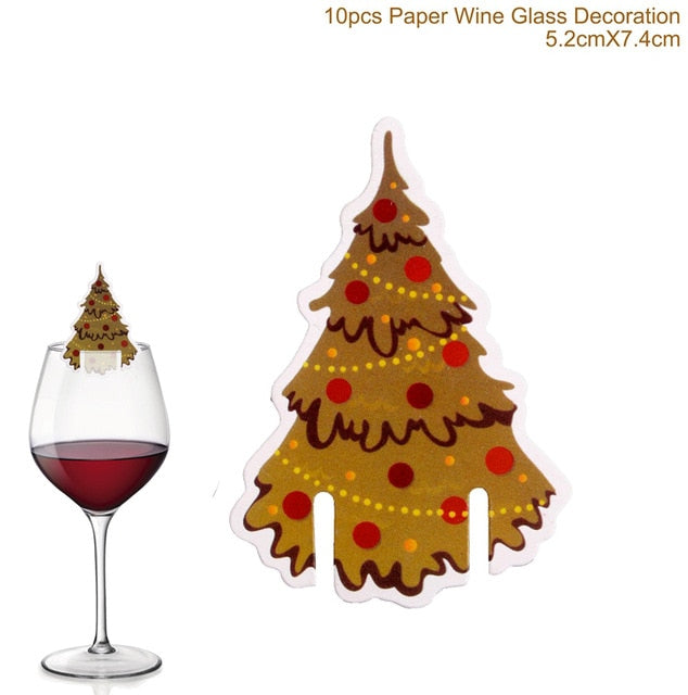 Bottle Cover Christmas Decorations For Christmas New Year's 2020