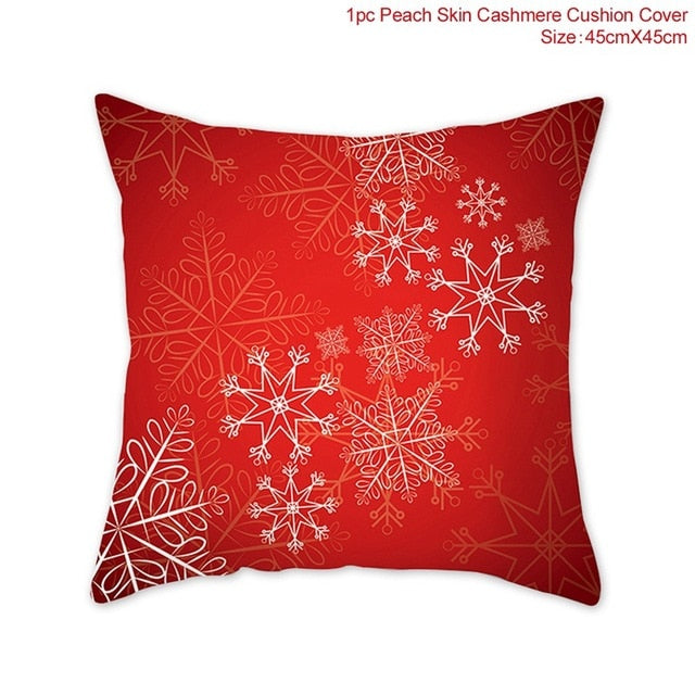 45x45cm Cotton cushion for Christmas the best Decor for Home in the New Year 2020
