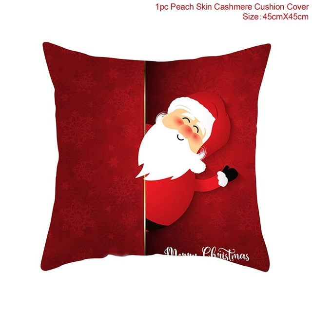 45x45cm Cotton cushion for Christmas the best Decor for Home in the New Year 2020