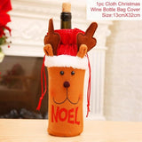 Bottle Cover Christmas Decorations For Christmas New Year's 2020