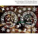 Christmas Decorations: Window Stickers of Christmas For Home