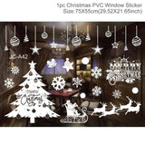 Christmas Decorations: Window Stickers of Christmas For Home