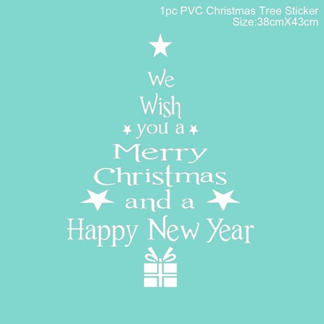 Christmas Decorations: Window Stickers of Christmas For Home