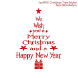 Christmas Decorations: Window Stickers of Christmas For Home