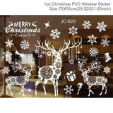 Christmas Decorations: Window Stickers of Christmas For Home