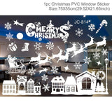 Christmas Decorations: Window Stickers of Christmas For Home