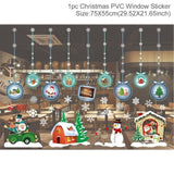 Christmas Decorations: Window Stickers of Christmas For Home