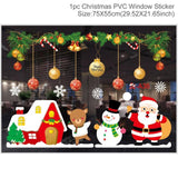 Christmas Decorations: Window Stickers of Christmas For Home