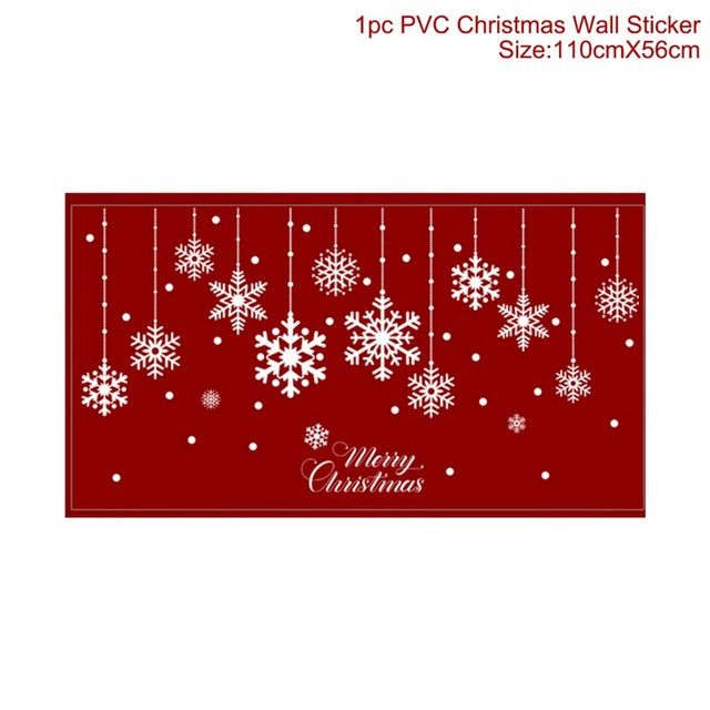 Christmas Decorations: Window Stickers of Christmas For Home