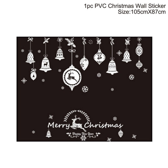 Christmas Decorations: Window Stickers of Christmas For Home