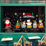 Christmas Decorations: Window Stickers of Christmas For Home