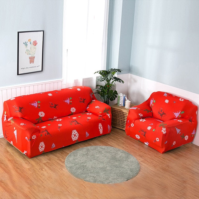 Christmas Stretch Slipcovers for Sofas