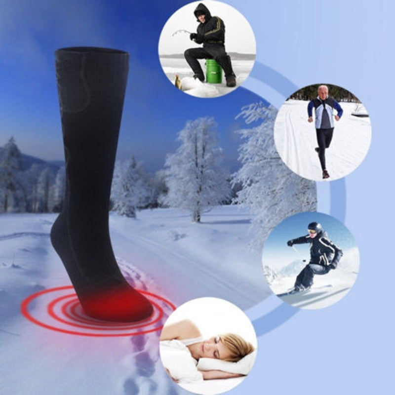 Electric Heated Socks with Rechargeable Battery For Womens and Mens