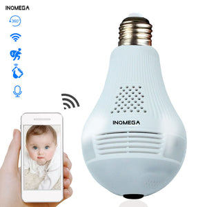 WiFi Security camera, HD 960P 360 Degree Panoramic for your home with Night Vision to watch your baby
