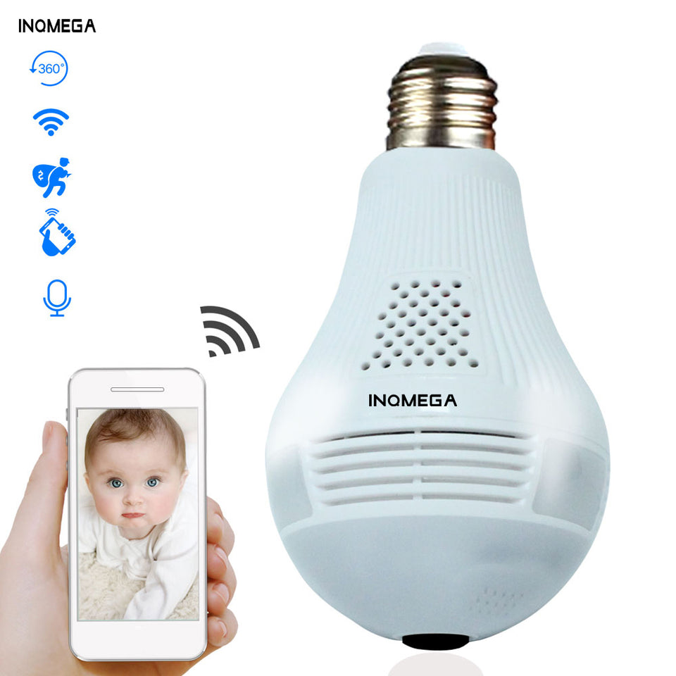 WiFi Security camera, HD 960P 360 Degree Panoramic for your home with Night Vision to watch your baby